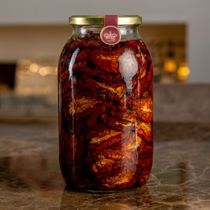Sun-dried tomatoes with mountain herbs