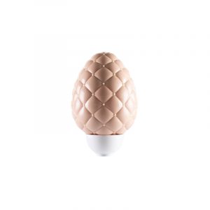 Pink quilted chocolate egg
