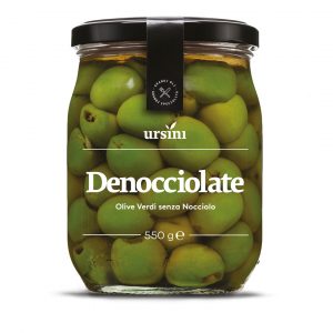 Unpitted Green Olives in brine