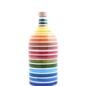 Rainbow Ceramic Jar