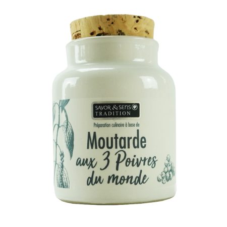Moutarde Savor&Sens Color Block aux brisures de truffe noire - 130g