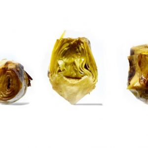 Heart of Artichokes and Mint Grilled by Hand