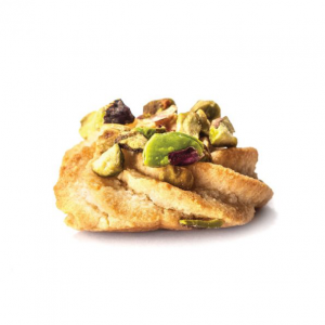 Classic almond Sicilian cookies with pistachio